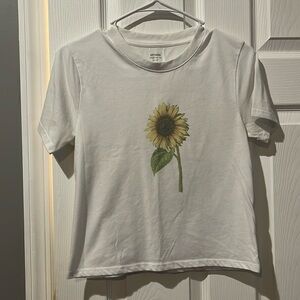 Sunflower Baby Tee, size S